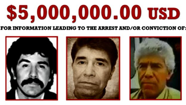 Rafael Caro Quintero DEA recompensa