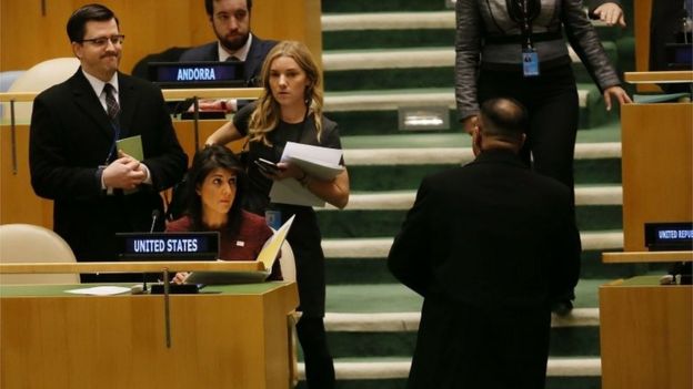 UN General Assembly during vote on Jerusalem resolution (22/12/17)