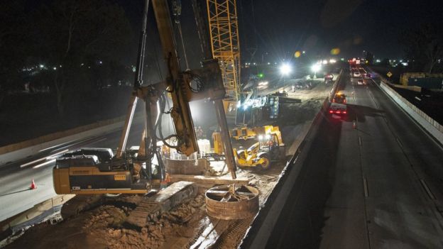 Ya hay obras de construcción del tren bala en 21 lugares del centro de California. Foto: AUTORIDAD FERROVIARIA DE ALTA VELOCIDAD DE CA