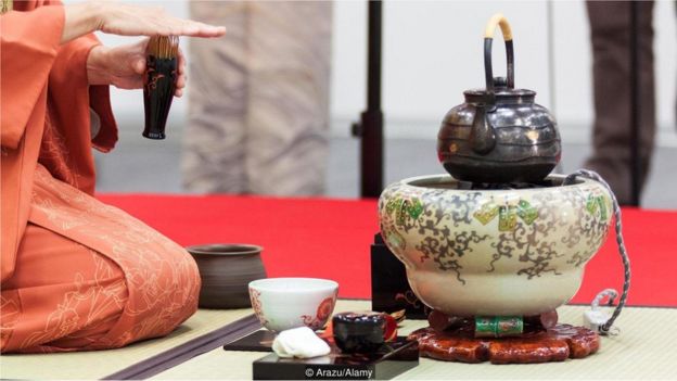 Tradição japonesa de chá