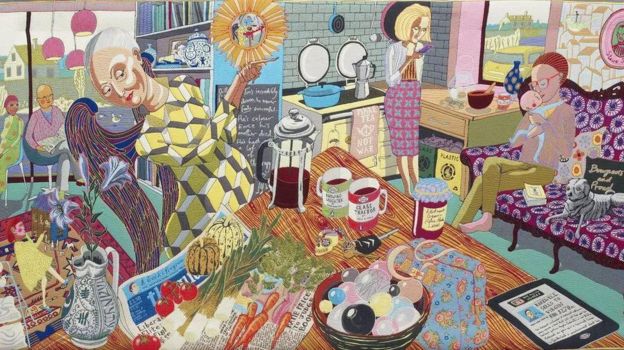 Woking: Grayson Perry tapestries exhibition extended - BBC News