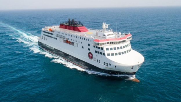 New Isle Of Man Steam Packet Vessel Officially Named Manxman - BBC News