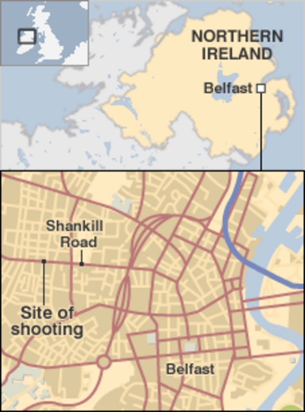 Man held over UVF shooting in Belfast's Shankill Road BBC News