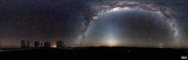 Milky Way from Paranal platform (Eso)