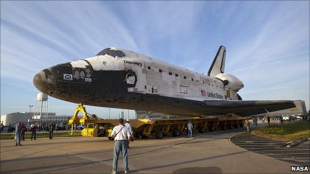 Discovery shuttle is prepared for its final voyage - BBC News