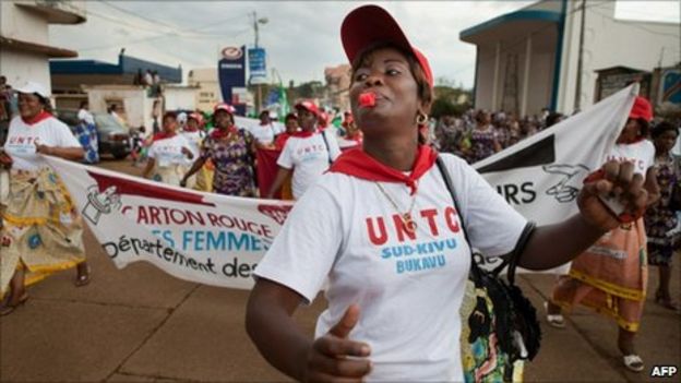 Dr Congo Women March Against Sexual Violence Bbc News 9309