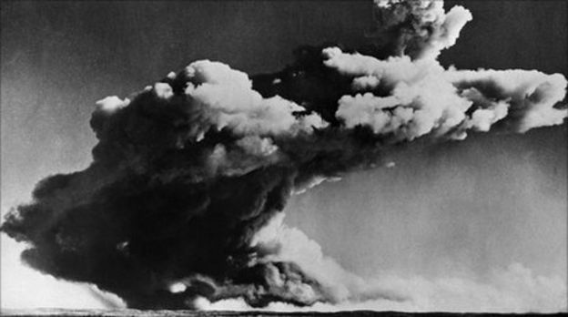 Nuclear test 'cloud sampler' living with PTSD decades on - BBC News