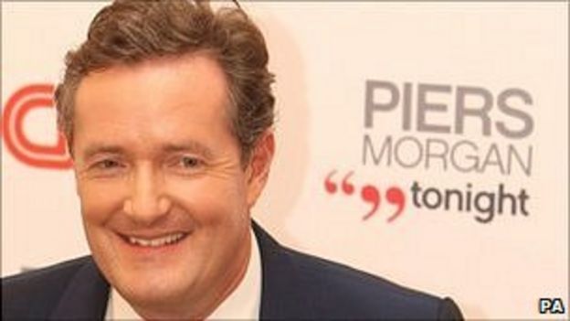 Piers Morgan Admits Nerves Over Replacing Larry King Bbc News