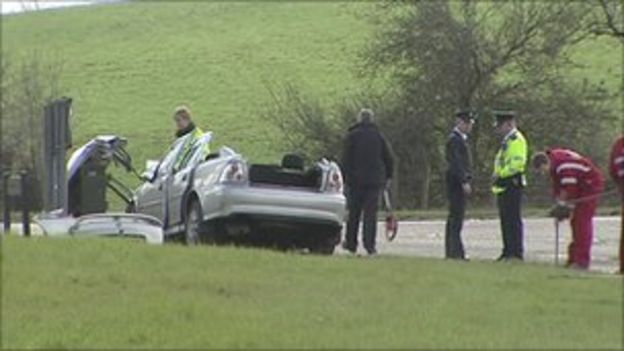 bbc news car crash today near omagh