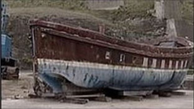 Double Boost For Seaham Lifeboat Restoration Project Bbc News