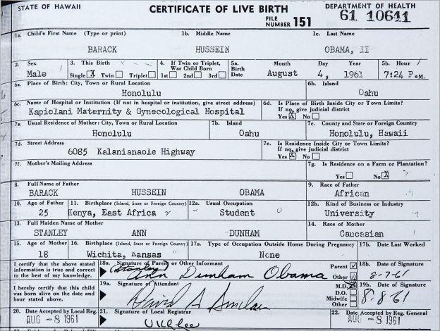 Obama releases #39 long form #39 birth certificate BBC News