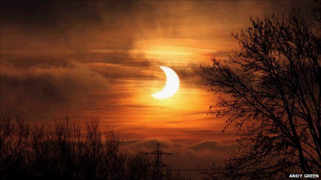 Partial eclipse in 2011 Andy Green
