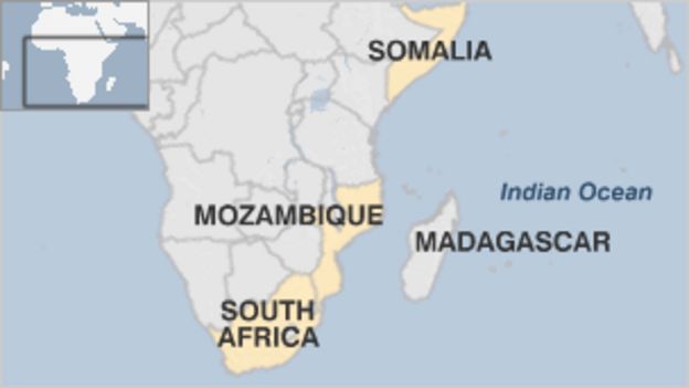 South Africa and Mozambique join forces to fight piracy - BBC News