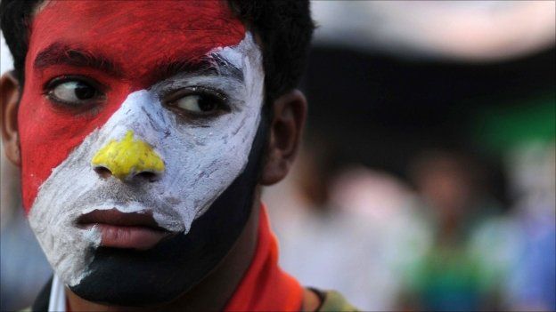 Egyptian protester in Tahrir Square – 11 July 2011