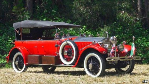 Indian tiger hunting Rolls Royce is for sale - BBC News