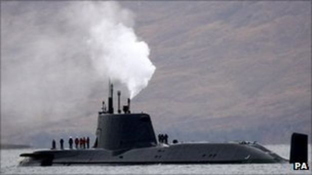 Navy Officer Tweets On HMS Astute Grounding charges BBC News