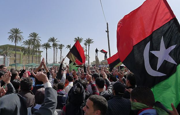 Demonstration in the Tripoli area of Tajoura, 4 March