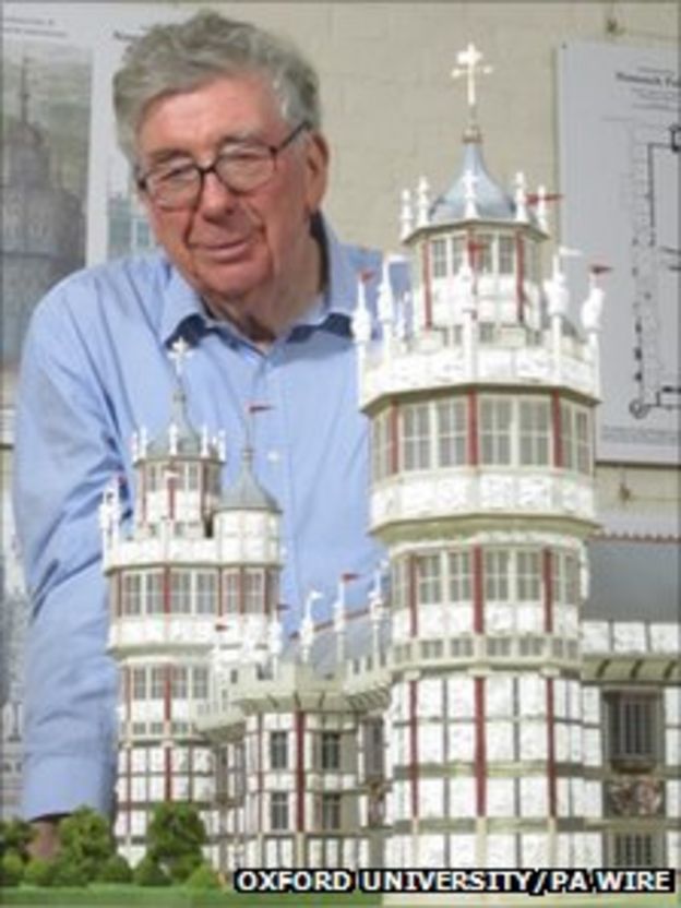 Model of lost Surrey Tudor palace unveiled - BBC News