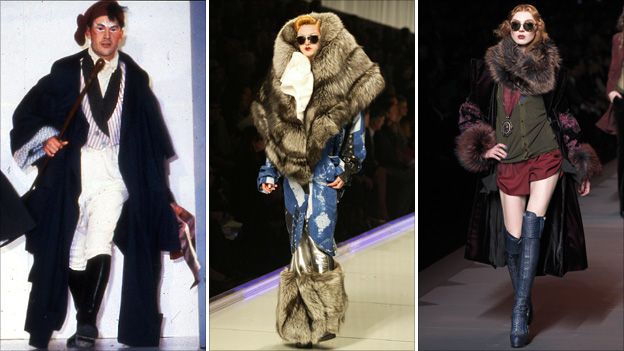 John Galliano's work from his 1984 graduate show; March 2004 and March 2011