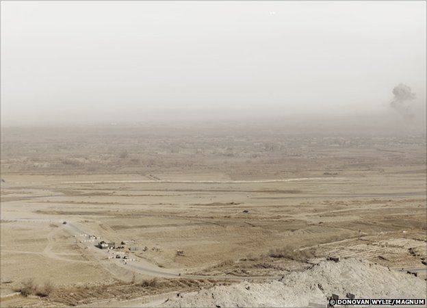 View. FOB Ma sum Ghar. Kandahar Province. Afghanistan.