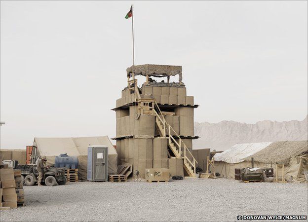Watchtower. COP Folad. Kandahar Province. Afghanistan.