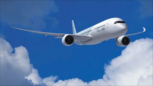 Airbus Opens A350 Wing Factory At Broughton Flintshire Bbc News