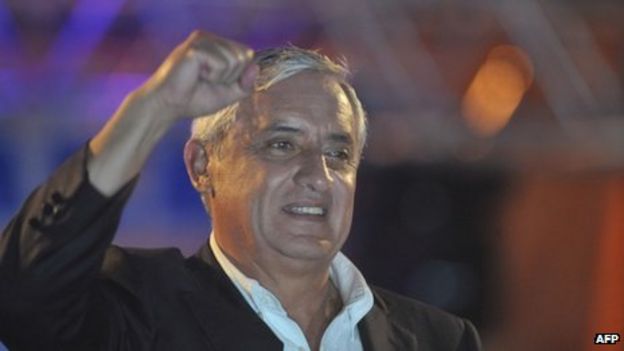 Ex-general Otto Perez Molina Wins Guatemala Election - BBC News