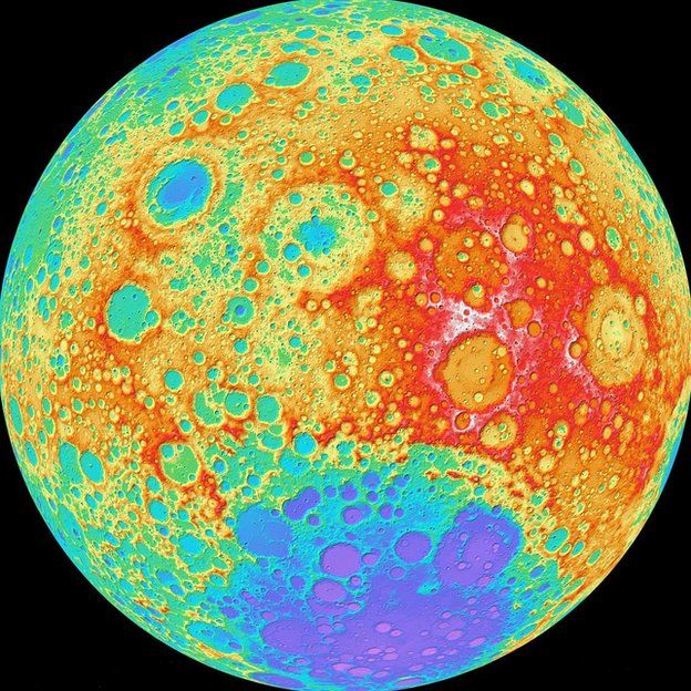 Lunar map