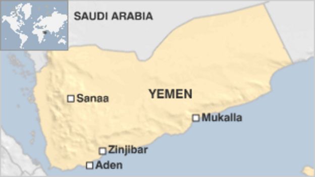 'Al-Qaeda jail break' in Yemeni city of Aden - BBC News