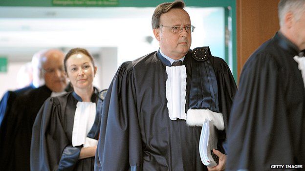 European Court of Human Rights judges enter court