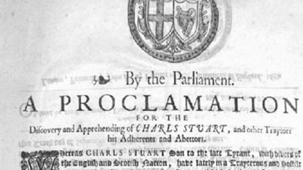 Charles II proclamation