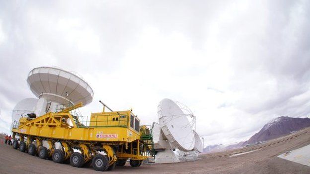 Alma telescope in Chile battles extreme weather - BBC News