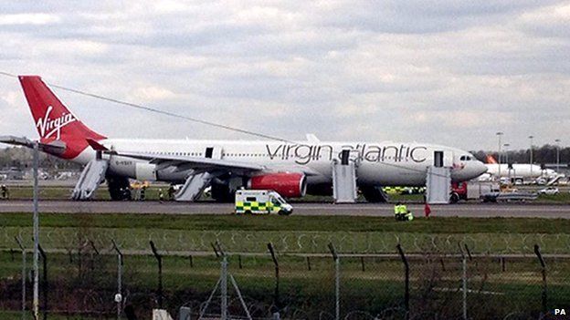 Plane Forced To Return To Gatwick For Emergency Landing - BBC Newsround