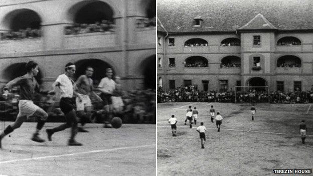 Football matches at Theresienstadt