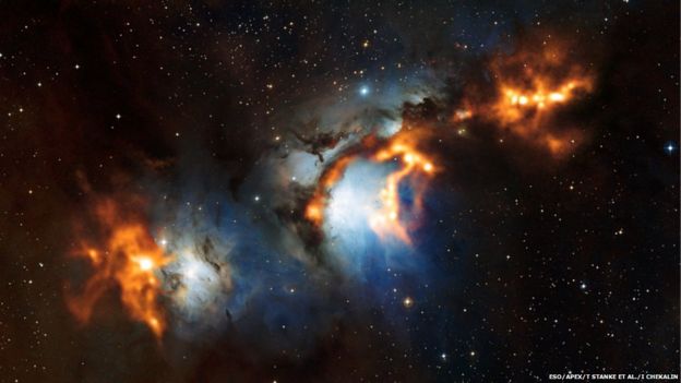 Big picture: 'Hot dust' near Orion's belt - BBC News