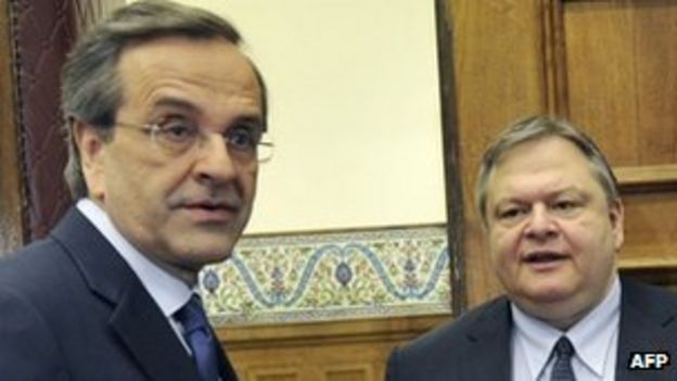 Greek Pasok leader Evangelos Venizelos hits stalemate - BBC News