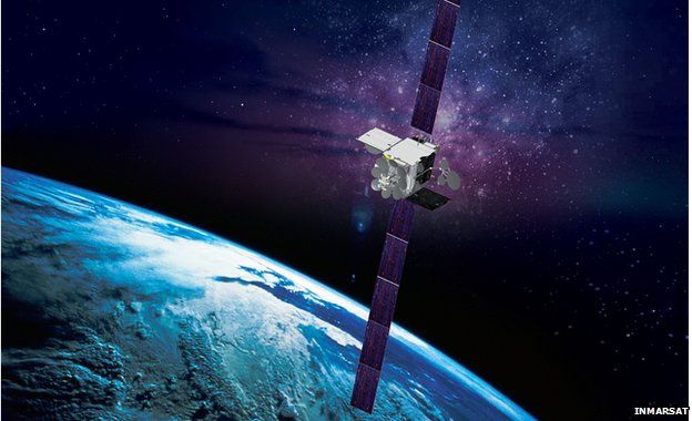 Inmarsat satellite, an artist's impression