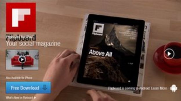 Flipboard starts integrating audio into its app - BBC News