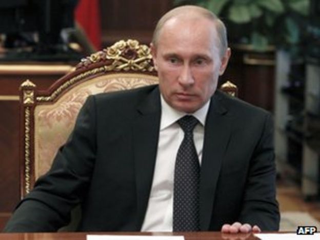 Russian Tv Promotes Putin During Flood Crisis Bbc News