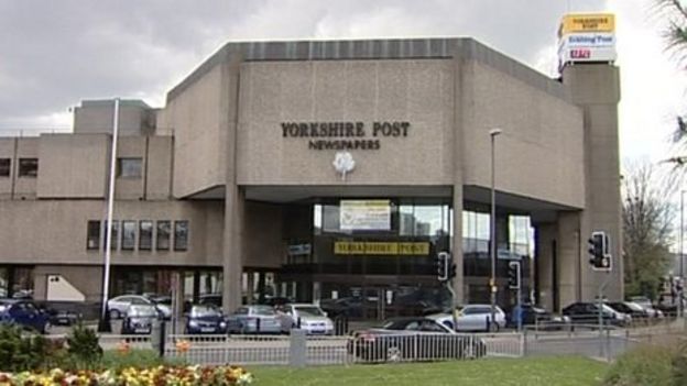 Yorkshire Post Leaving Wellington Street Headquarters - BBC News