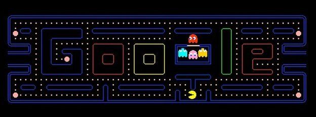 Pac Man Google doodle