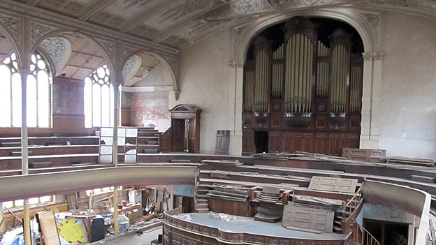 Organ in Manchester Albert Hall