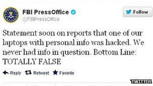 FBI denies link to leak of 12 million Apple codes - BBC News