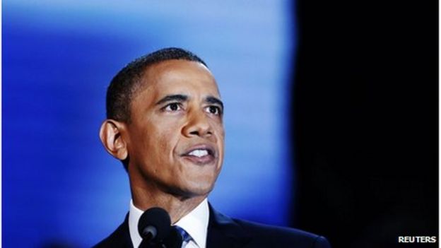 Barack Obama Democratic Convention Speech Full Text Bbc News