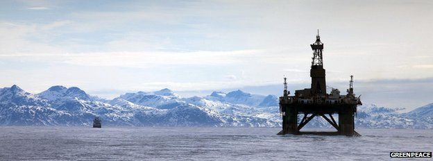 Arctic oil rig Greenpeace