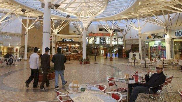 Beirut shopping mall - file picture