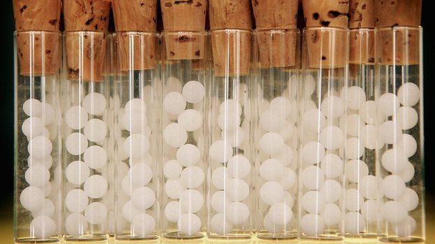 Homeopathy uses very diluted substances which are given orally, often on a pill