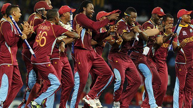 West Indies celebrate
