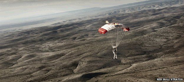 Making the second test jump from 97,000ft