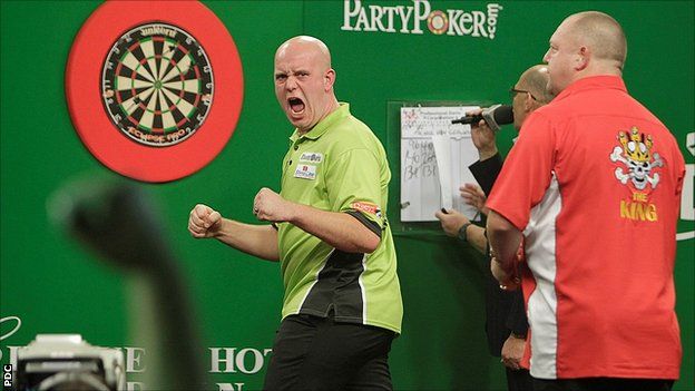 Michael Van Gerwen Beats Mervyn King To Win World Grand Prix - BBC Sport